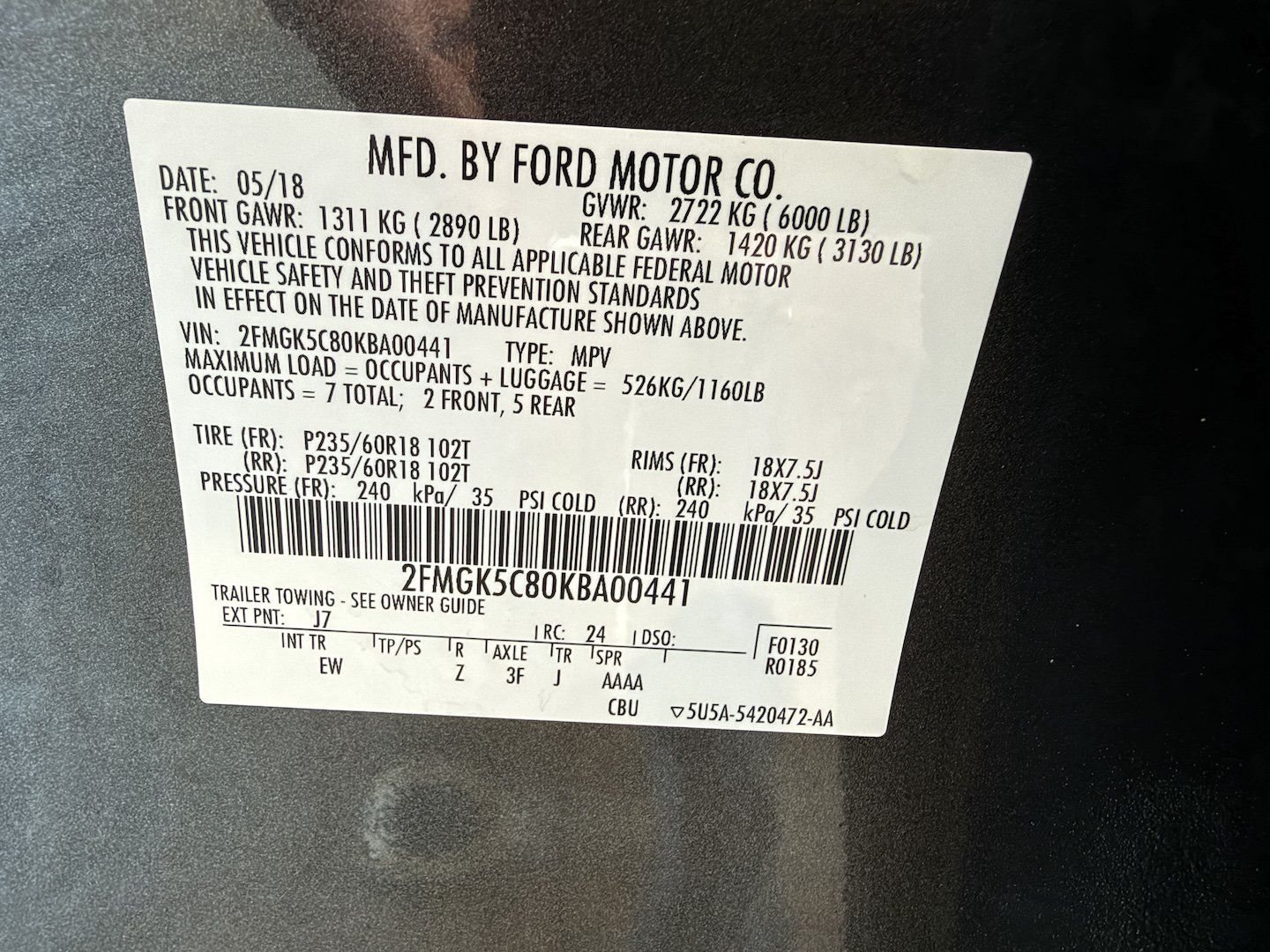 Used 2019 Ford Flex SEL FWD image 35