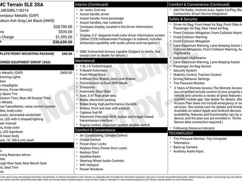 Used 2024 GMC Terrain SLE FWD image 38
