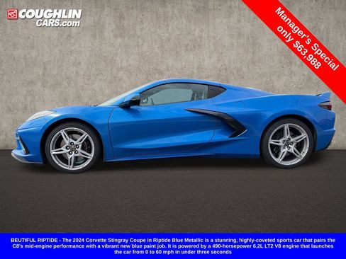 Used 2024 Chevrolet Corvette Stingray Coupe w/ Z51 Performance Package RWD image 4