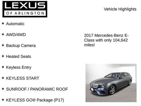 Used 2017 Mercedes-Benz E 400 4MATIC Wagon image 7