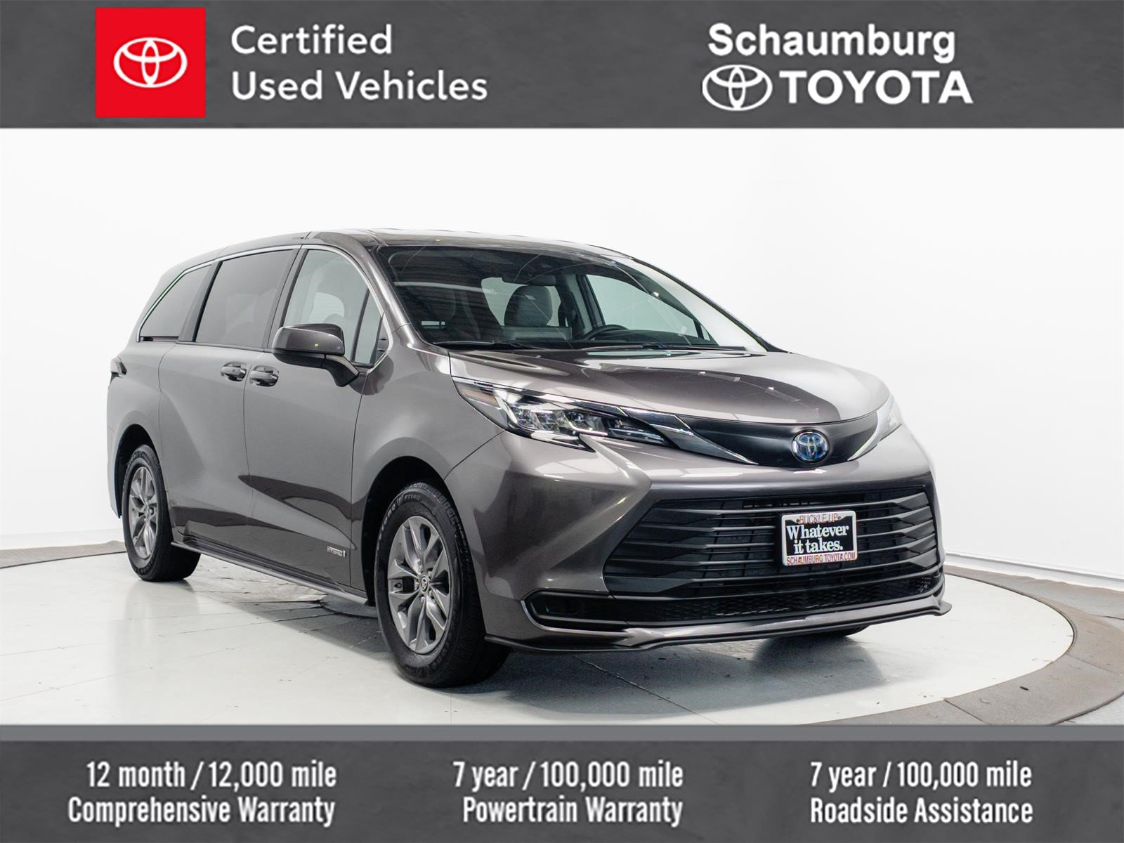 Certified 2021 Toyota Sienna LE FWD image 1