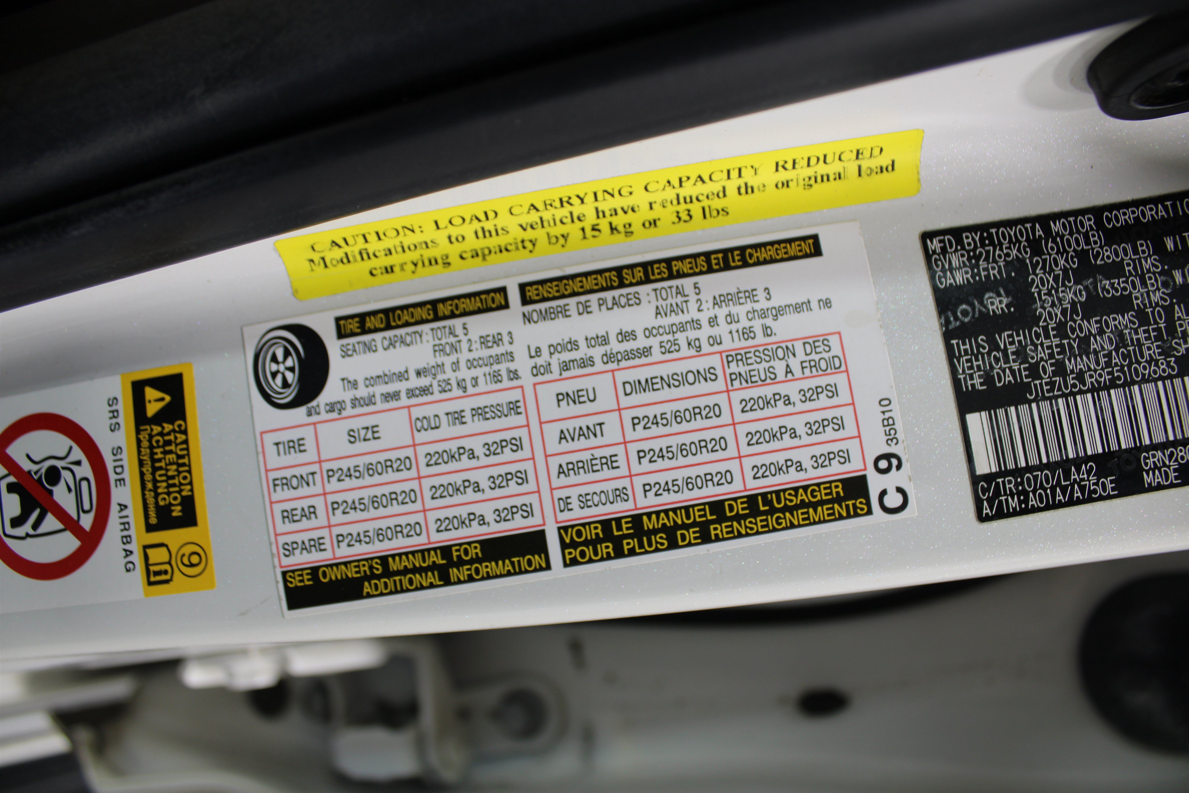 Used 2015 Toyota 4Runner Limited RWD image 35