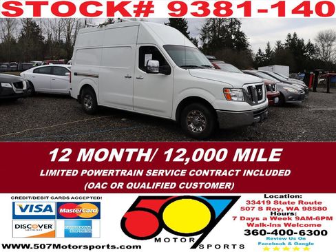 Used 2014 Nissan NV 2500 SV w/ V8 Appearance Package image 2