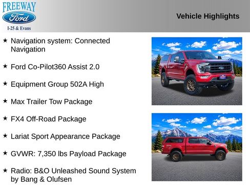 Used 2023 Ford F150 Lariat w/ Equipment Group 502A High AWD/4WD image 2