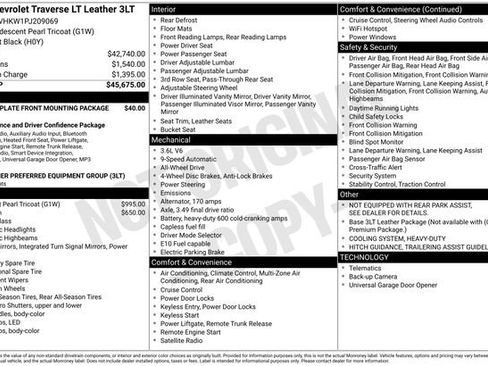 Used 2023 Chevrolet Traverse LT image 38