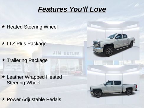 Used 2017 Chevrolet Silverado 1500 LTZ w/ Sport Package AWD/4WD image 15