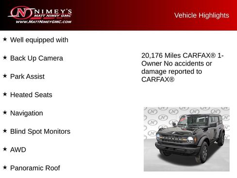 Used 2025 Ford Bronco Big Bend AWD/4WD image 5