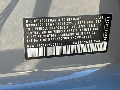 New 2026 Volkswagen GTI SE FWD image 28