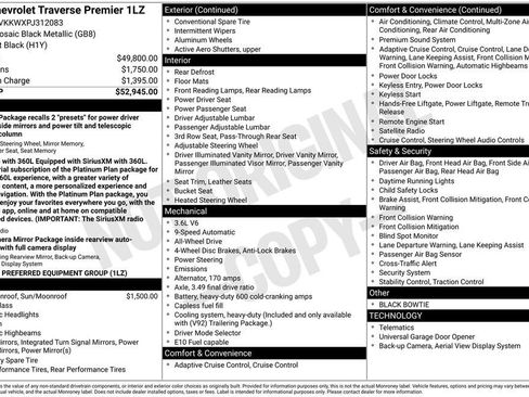 Used 2023 Chevrolet Traverse Premier AWD/4WD image 10