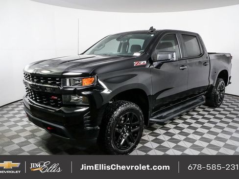 Used 2021 Chevrolet Silverado 1500 Custom Trail Boss w/ Midnight Edition image 1
