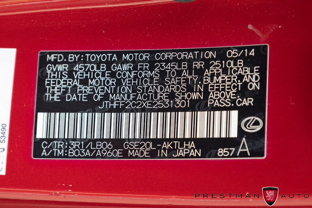 Used 2014 Lexus IS 250C w/ Navigation System Package RWD image 41