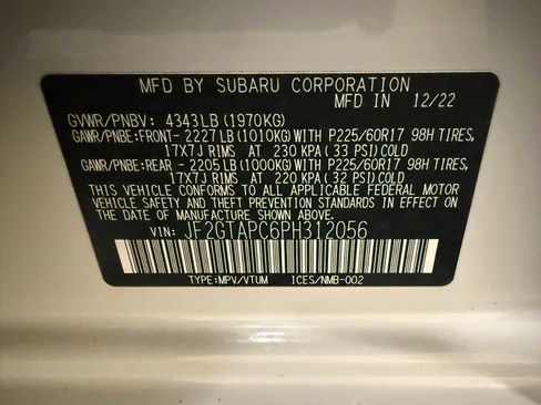 Certified 2023 Subaru Crosstrek 2.0i Premium image 38