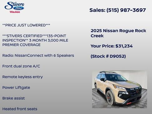 Used 2025 Nissan Rogue SV AWD/4WD image 11