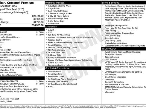 Certified 2023 Subaru Crosstrek 2.0i Premium AWD/4WD image 26