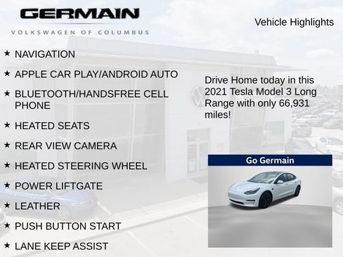 Used 2021 Tesla Model 3 Long Range AWD/4WD image 4