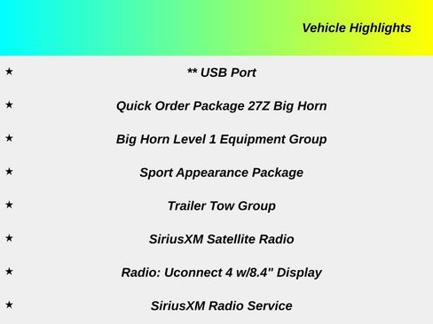Used 2021 RAM 1500 Big Horn w/ Trailer Tow Group AWD/4WD image 30