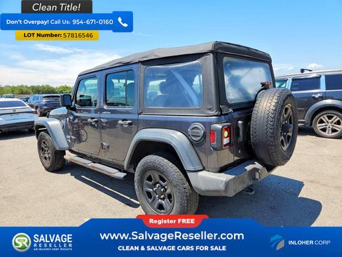Used 2018 Jeep Wrangler Unlimited Sport AWD/4WD image 3
