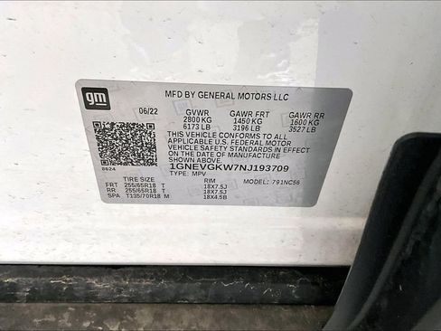 Used 2022 Chevrolet Traverse LT AWD/4WD image 19