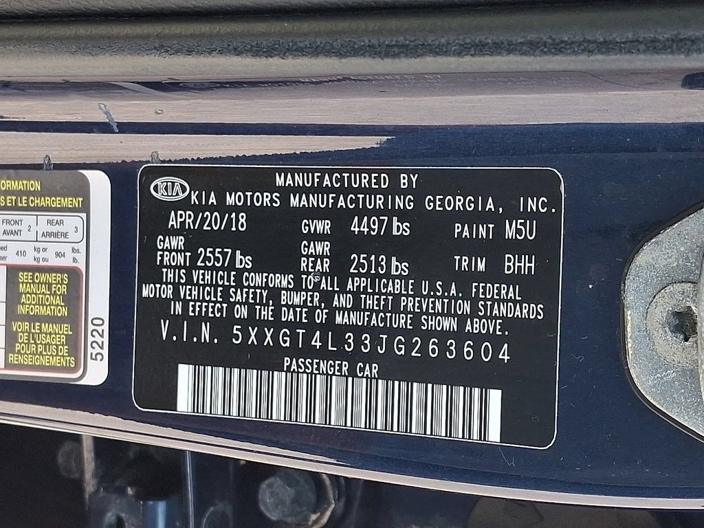 Used 2018 Kia Optima LX w/ 17" Alloy Wheels Package FWD image 26