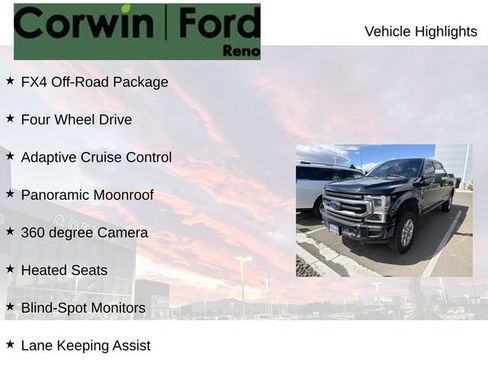 Used 2021 Ford F350 Platinum w/ FX4 Off-Road Package AWD/4WD image 6