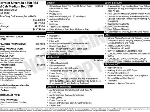 New 2025 Chevrolet Silverado 1500 RST AWD/4WD image 4