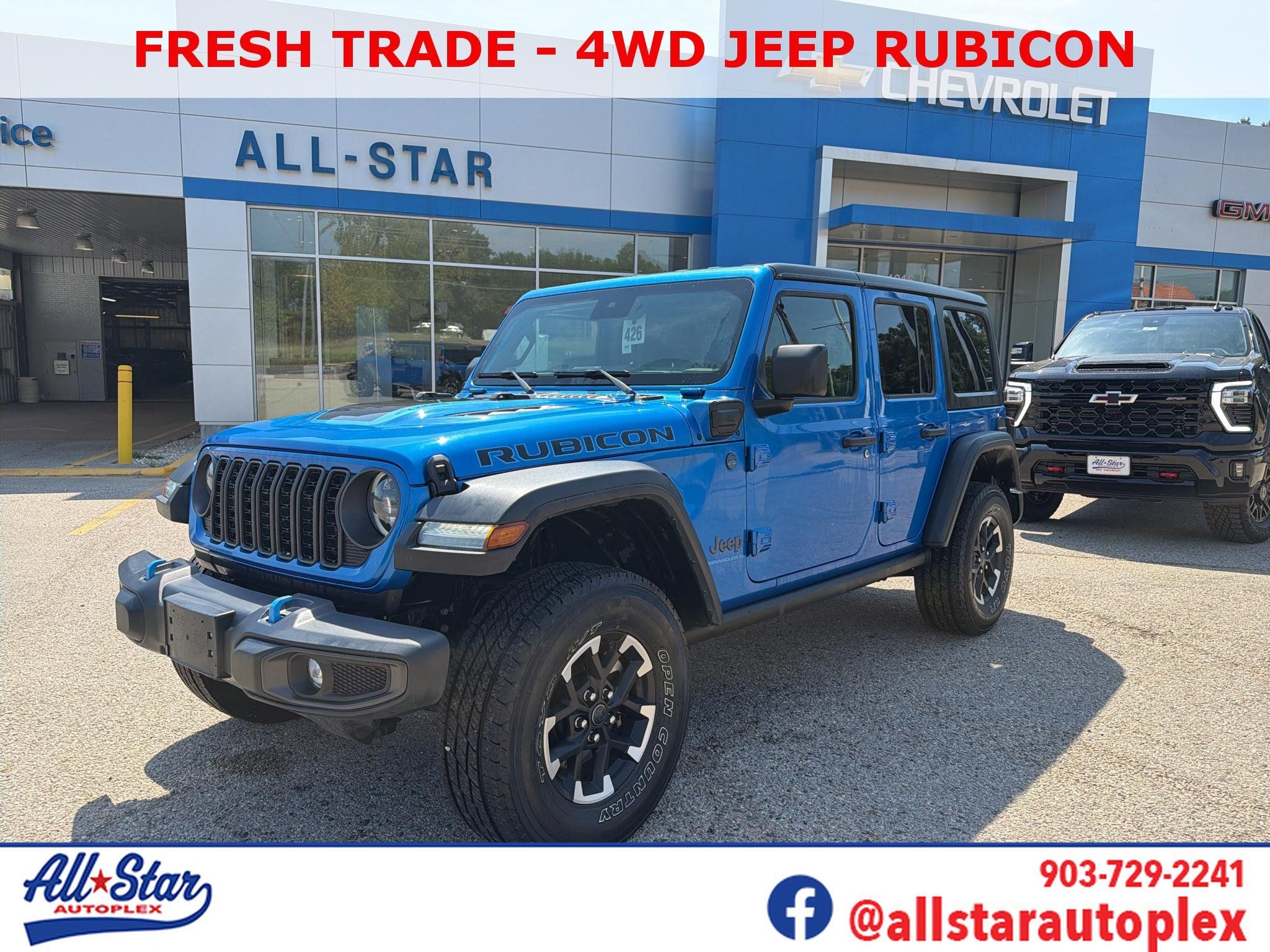 Used 2024 Jeep Wrangler Unlimited Rubicon 4xe AWD/4WD image 1