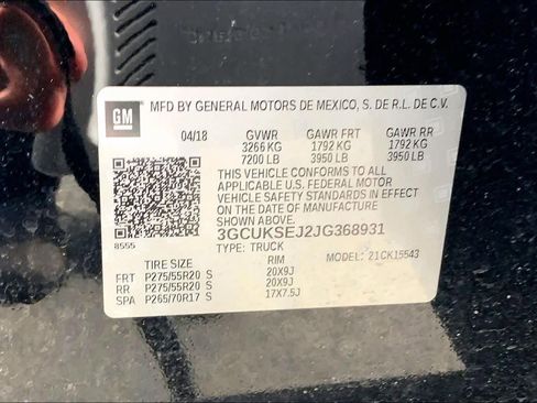 Used 2018 Chevrolet Silverado 1500 LTZ w/ Sport Package image 37