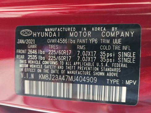 Used 2021 Hyundai Tucson SE FWD image 29