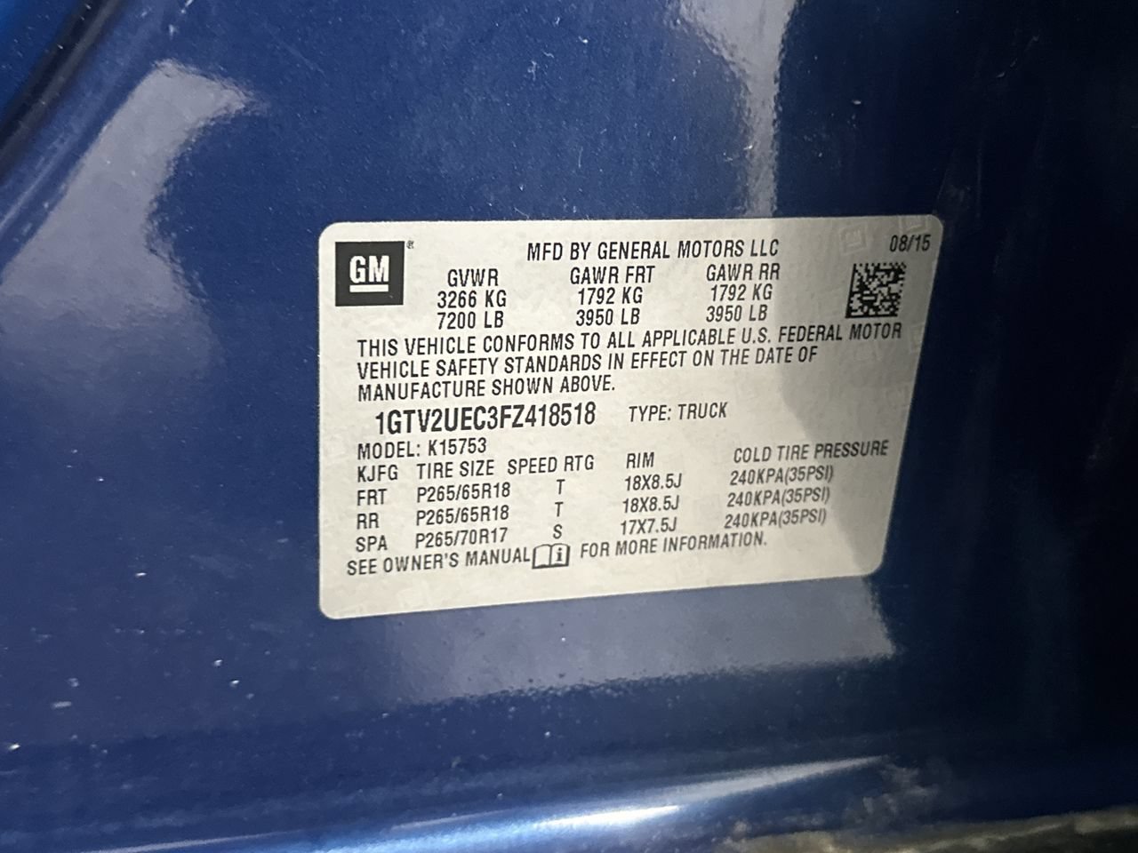 Used 2015 GMC Sierra 1500 SLE w/ SLE Value Package AWD/4WD image 14