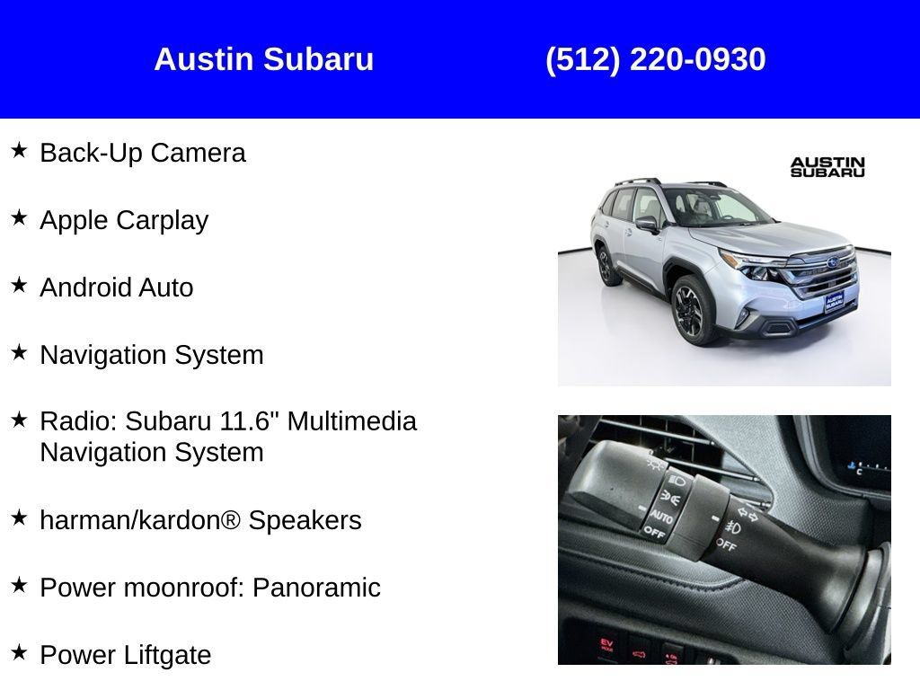 New 2026 Subaru Forester Touring AWD/4WD image 9