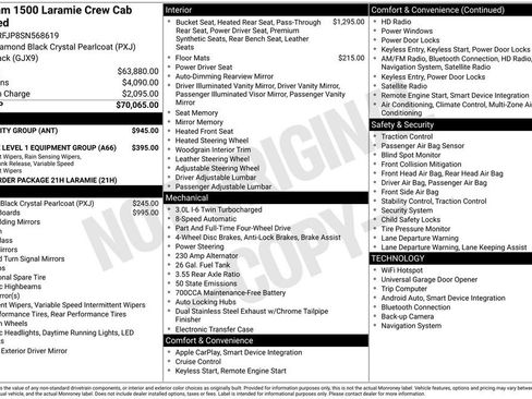 Certified 2025 RAM 1500 Laramie w/ Bed Utility Group AWD/4WD image 6