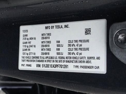 Used 2023 Tesla Model 3 Standard Range RWD image 53