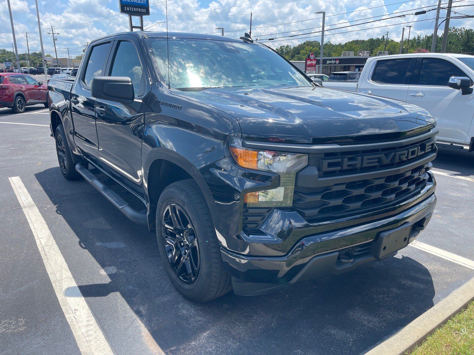 Used 2023 Chevrolet Silverado 1500 Custom w/ LPO, Dark Essentials Package AWD/4WD image 3