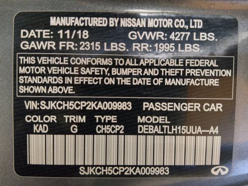 Used 2019 INFINITI QX30 Sport image 33