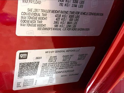 Certified 2023 Chevrolet Silverado 1500 LTZ w/ Technology Package AWD/4WD image 34