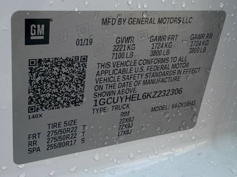Certified 2019 Chevrolet Silverado 1500 High Country w/ High Country Premium Package AWD/4WD image 31