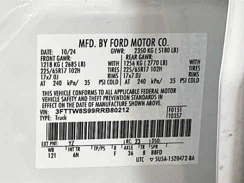 Used 2024 Ford Maverick Lariat w/ FX4 Off-Road Package AWD/4WD image 32