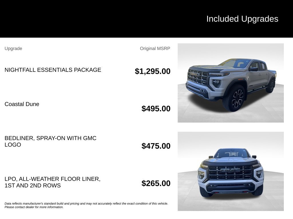 Used 2026 GMC Canyon AT4 w/ Nightfall Essentials Package AWD/4WD image 2