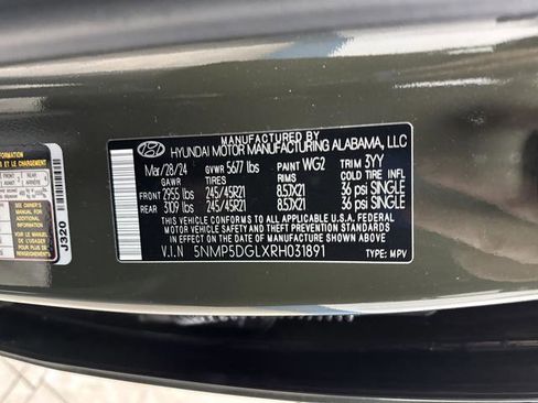 Used 2024 Hyundai Santa Fe Calligraphy image 43