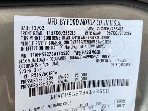 Used 2003 Ford Taurus SES image 40