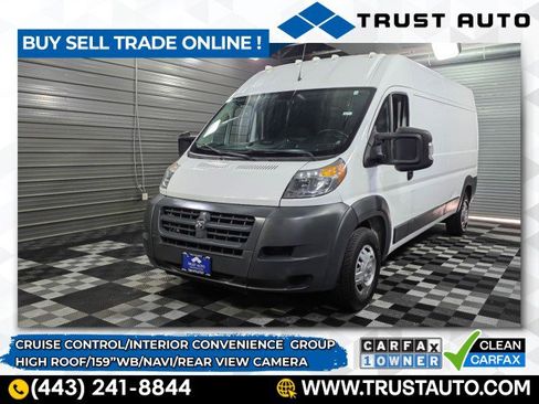 Used 2018 RAM ProMaster 2500 w/ Interior Convenience Group image 1