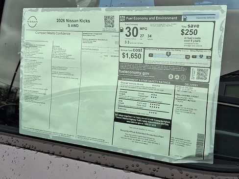 New 2026 Nissan Kicks S image 7