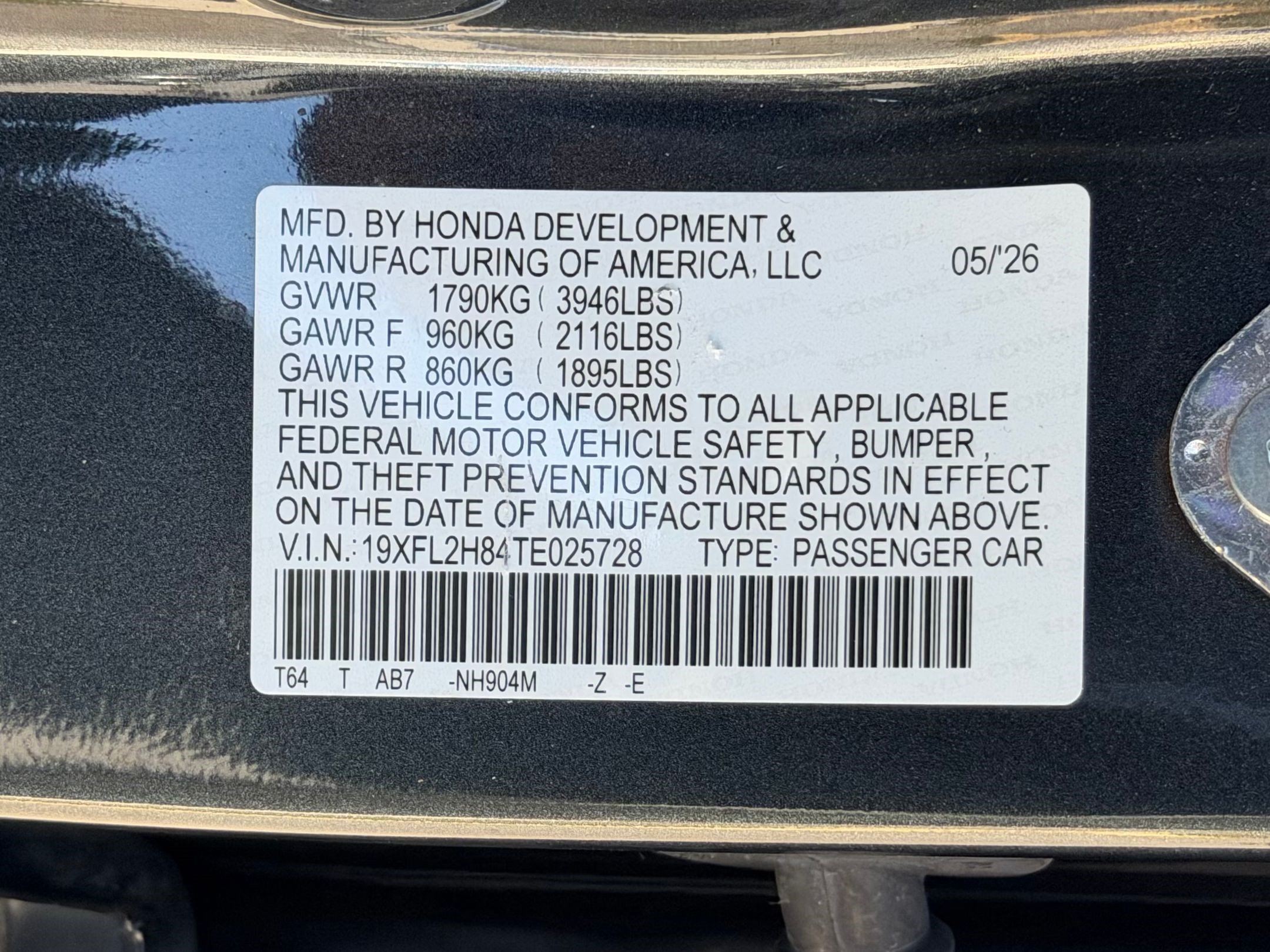 Certified 2026 Honda Civic Sport image 24