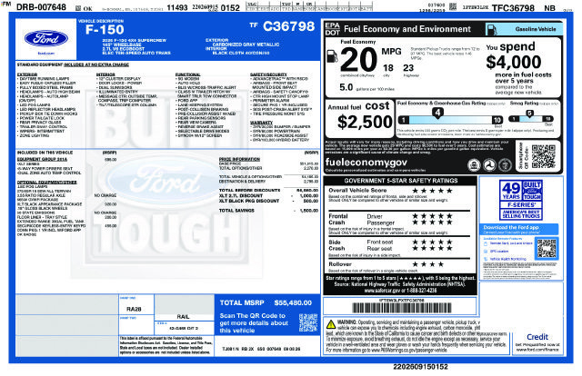 New 2026 Ford F150 XLT w/ XLT Black Appearance Package AWD/4WD image 25