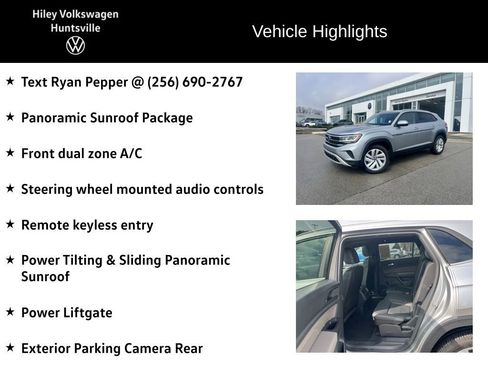 Used 2022 Volkswagen Atlas Cross Sport SE w/ Panoramic Sunroof Package image 6