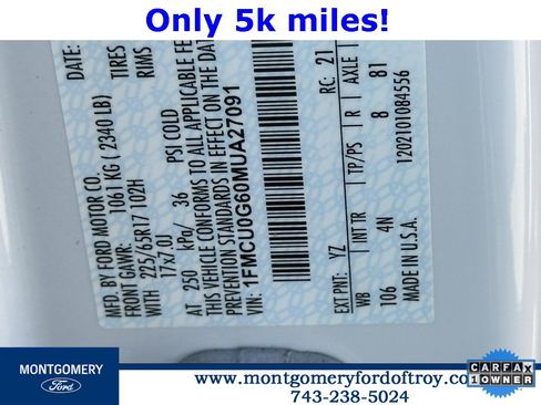 Used 2021 Ford Escape SE w/ Convenience Package image 41