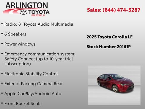 Used 2025 Toyota Corolla LE FWD image 4