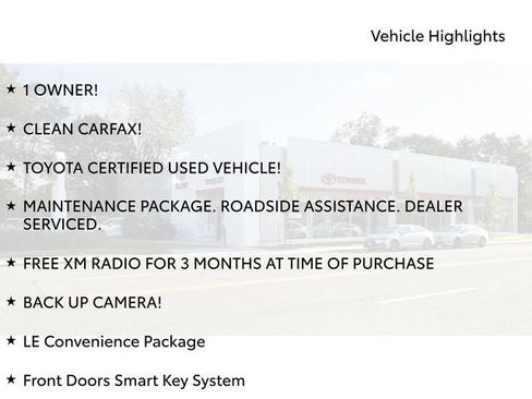 Certified 2022 Toyota Corolla LE w/ LE Convenience Package FWD image 6