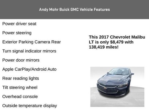 Used 2017 Chevrolet Malibu LT FWD image 8
