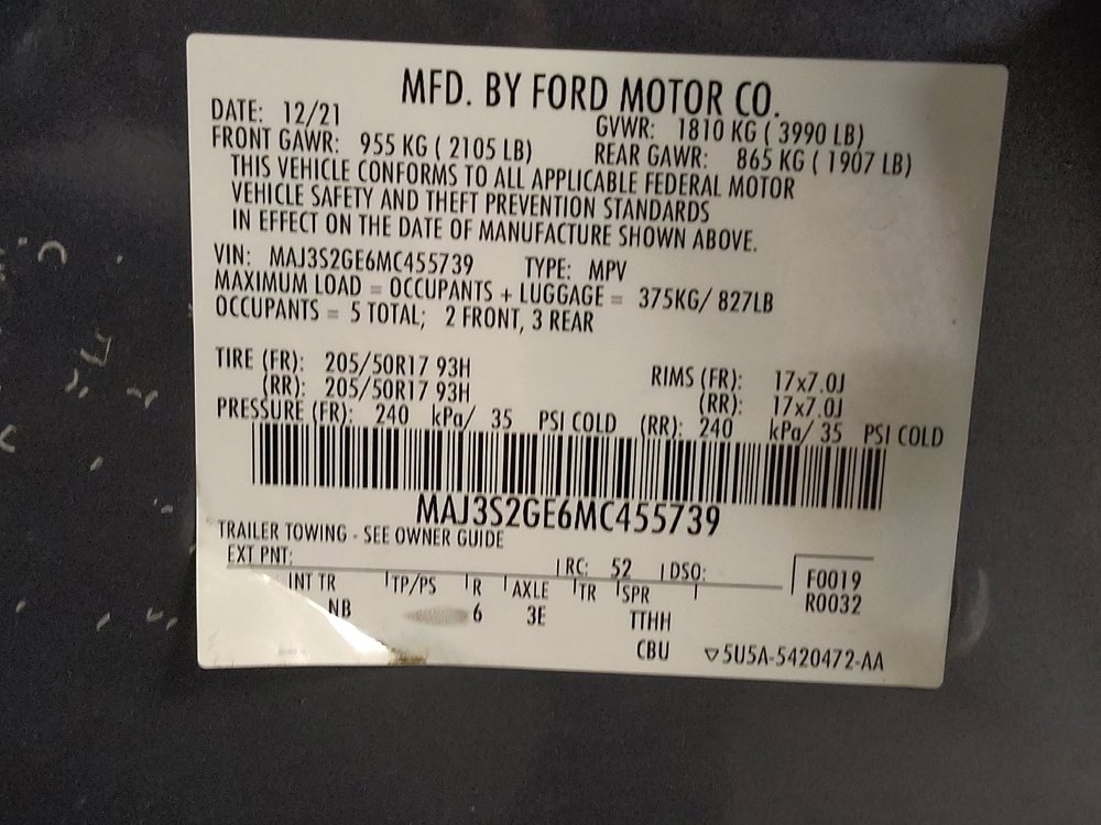 Used 2021 Ford EcoSport SE w/ SE Convenience Package FWD image 33